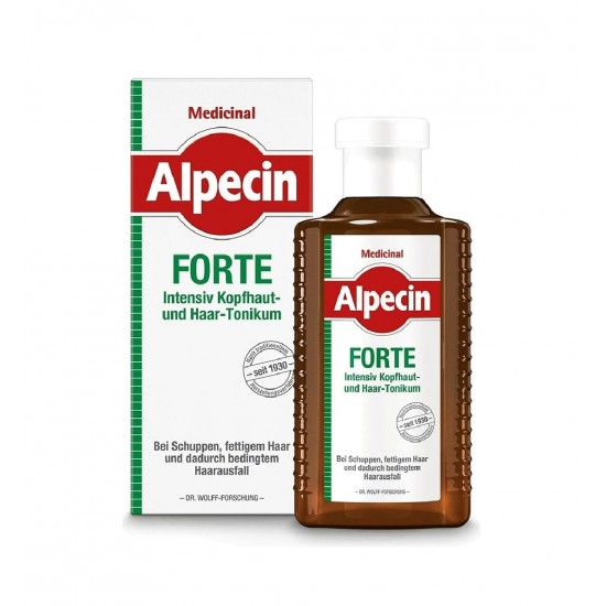 تونیک ضد ریزش و ضد شوره مو آلپسین Alpecin مدل Forte حجم 200 میل 
