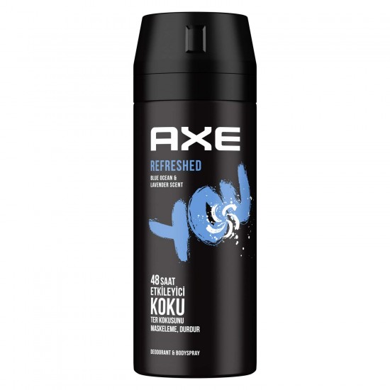 اسپری بدن آکس Axe مدل Refreshed با ماندگاری 48 ساعته حجم 150 میل