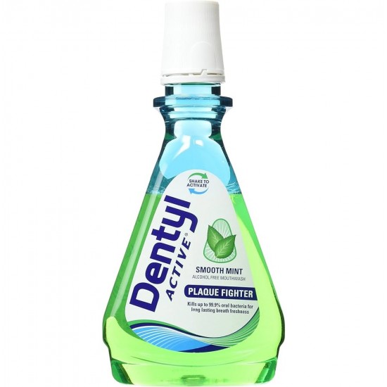 دهانشویه دوفاز دنتیل Dentyl با رایحه Smooth mint حجم 500 میل