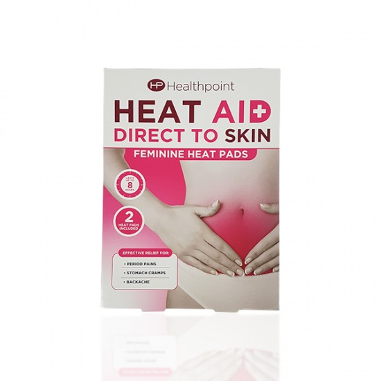 پد ضد درد قاعدگی هلس پوینت Healthpoint مدل Heat Aid Direct To Skin بسته 2 عددی