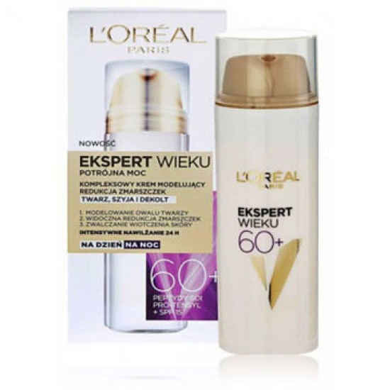 کرم ضد چروک + 60 سال لورال پاریس Loreal Paris حجم 50 میل