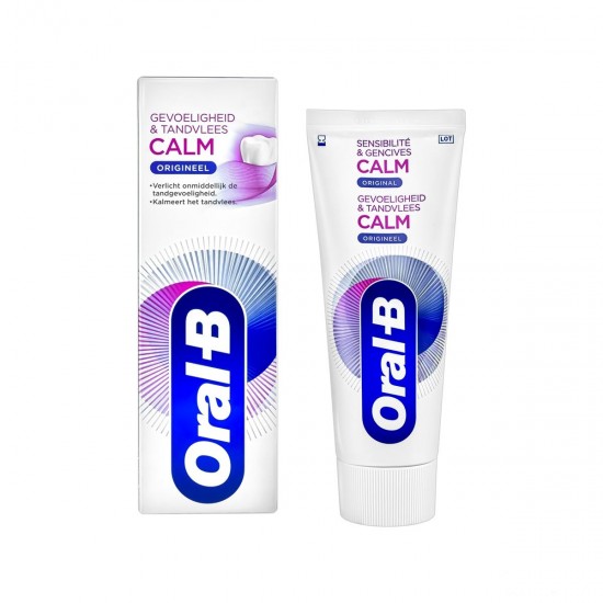 خمیر دندان اورال بی Oral-B مدل Sensibilite & Gencives Calm Original حجم 75 میل