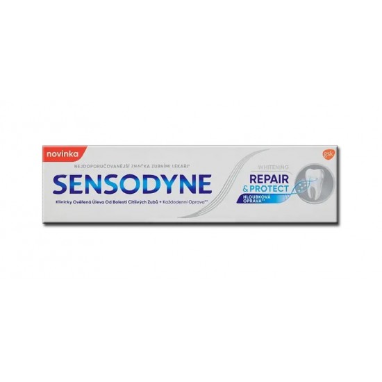 خمیردندان ترمیم کننده و سفید کننده سنسوداین SENSODYNE مدل Repair and Protect حجم 75 میل