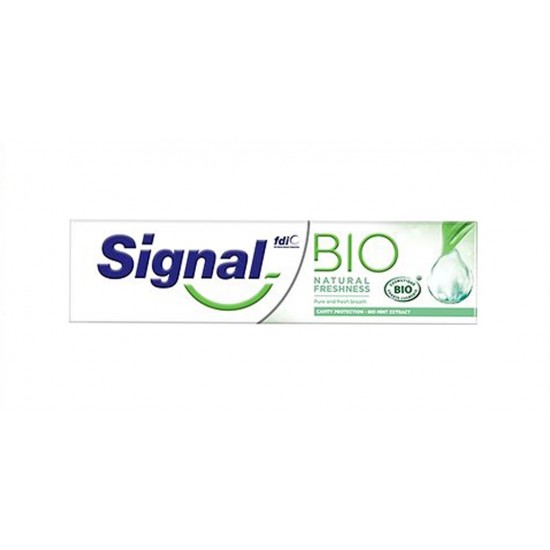 خمیر دندان سیگنال SIGNAL BIO مدل Natural Freshness حجم 75 میل