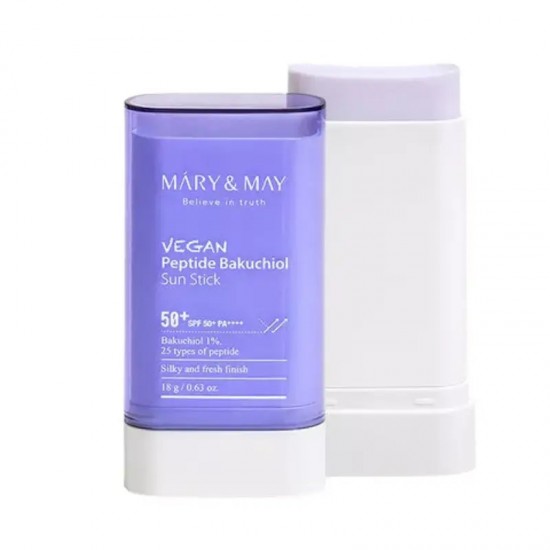 ضد آفتاب استیکی مری اند می Mary & May مدل Peptide Bakuchiol حجم 18 گرم