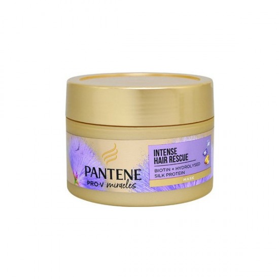 ماسک مو پنتن Pantene مدل Intense Hair Rescue حاوی بیوتین و پروتئین ابریشم حجم 160 میل