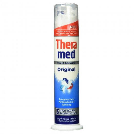 خمیر دندان پمپی ترامد Thera Med مدل Original حجم 100 میل