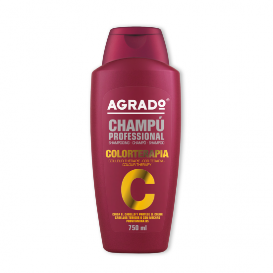 شامپو آگرادو اسپانیا Agrado مناسب موهای رنگ شده حجم 750 میل