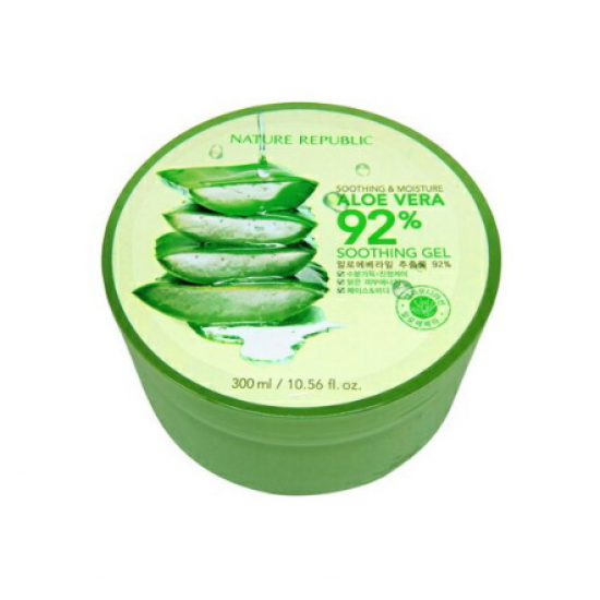 کرم آبرسان و مرطوب کننده دست Nature Republic حاوی عصاره آلوئه ورا حجم 300 میل