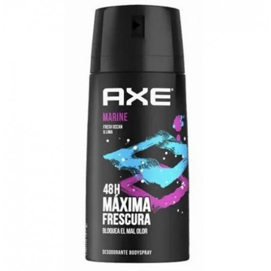 اسپری بدن آقایان آکس Axe مدل Marine ماندگاری 48 ساعته حجم 150 میل