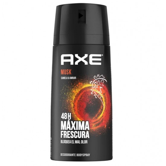 اسپری بدن آکس Axe مدل Musk با ماندگاری 48 ساعته حجم 150 میل