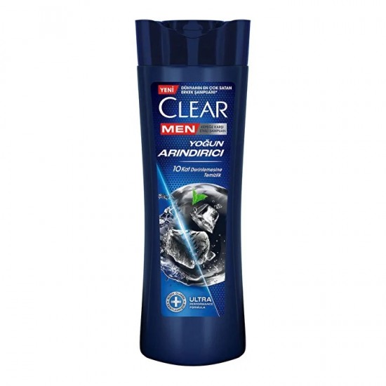 شامپو کلیر مردانه Clear Men مدل Yoğun Arındırıcı حجم 350 میل