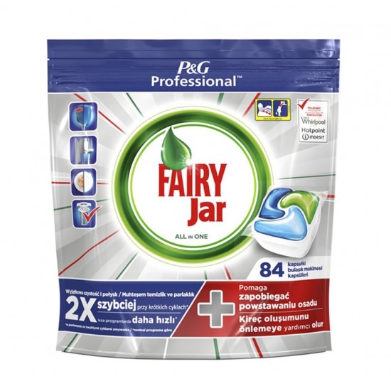 قرص ظرفشویی فیری Fairy Jar Platinum بسته 84 عددی