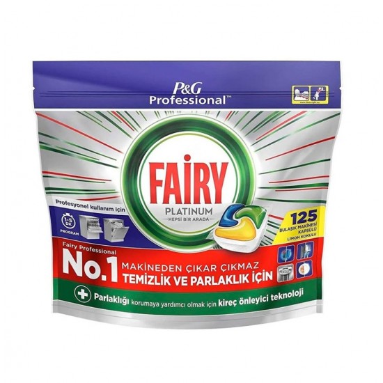 قرص ظرفشویی فیری Fairy پلاتینوم بسته 125 عددی