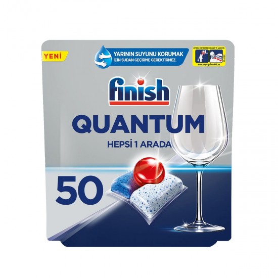 قرص ظرفشویی فینیش Finish Quantom Powerball بسته 50 عددی