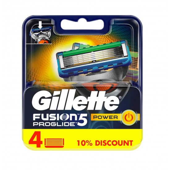 یدک ژیلت فیوژن Gillette Fusion 5 Power Proglide پنج لبه بسته 4 عددی