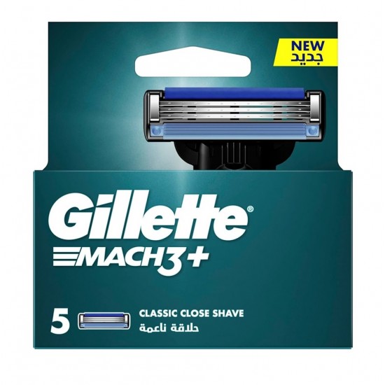 یدک ژیلت Gillette Mach3 Plus سه لبه بسته 5 عددی
