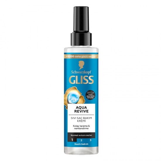 سرم دوفاز گلیس Gliss آبرسان مو مدل Aqua Revive حجم 200 میل