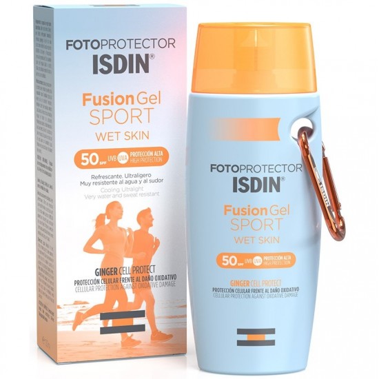 ژل ضد آفتاب ایزدین Isdin مدل  Fusion Gel Sport اس پی اف 50 حجم 100 میل