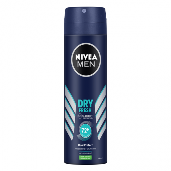  اسپری ضد تعریق نیوا Nivea مردانه مدل Dry Fresh حجم 150 میل