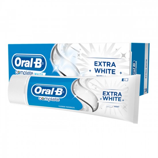 خمیر دندان اورال بی Oral-B مدل Complete Extra white حجم 100 میل