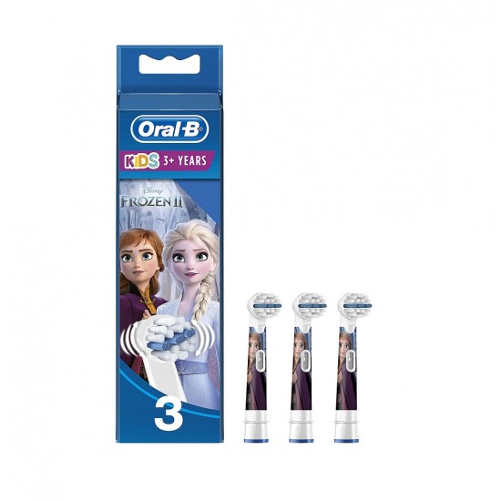 سری یدک مسواک برقی بچگانه اورال بی Oral-B Frozen بسته 3 عددی