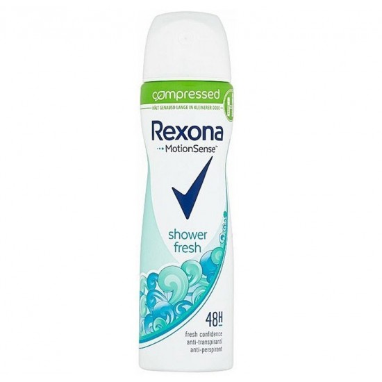 اسپری خوشبو کننده و ضد تعریق فشرده شده رکسونا Rexona مدل shower Fresh حجم 75 میل