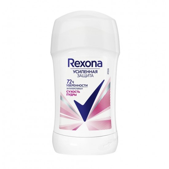 دئودورانت صابونی زنانه رکسونا Rexona اصل روسیه مدل powder stick حجم 40 میل