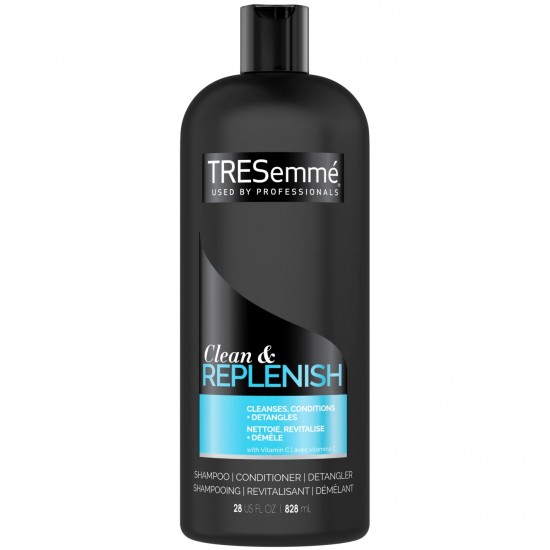 شامپو ترزمه Tresemme پاک کننده عمیق مو مدل Clean and Replenish حجم 828 میل