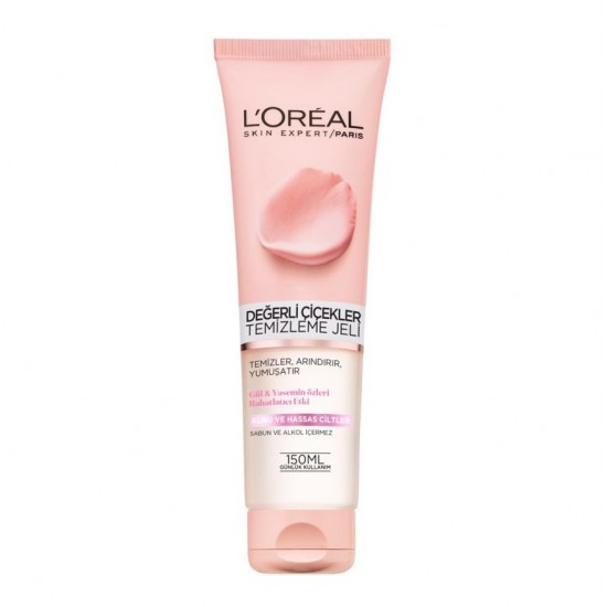 ژل شستشوی صورت پوست حساس و خشک لورال Loreal حجم 150 میل