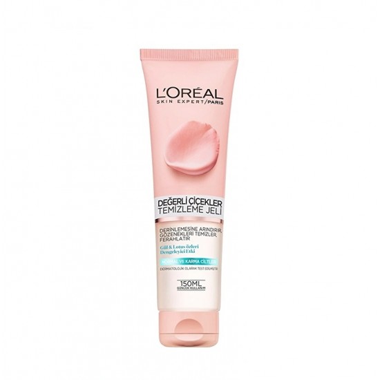 ژل شستشوی صورت پوست نرمال و مختلط لورال Loreal حجم 150 میل