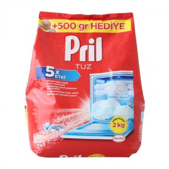 نمک ظرفشویی پریل Pril پنج کاره وزن 2 کیلو گرم